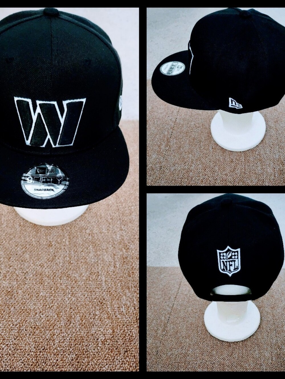 WASHINGTON COMMANDERS NFL FOOTBALL SNAPBACK HAT.